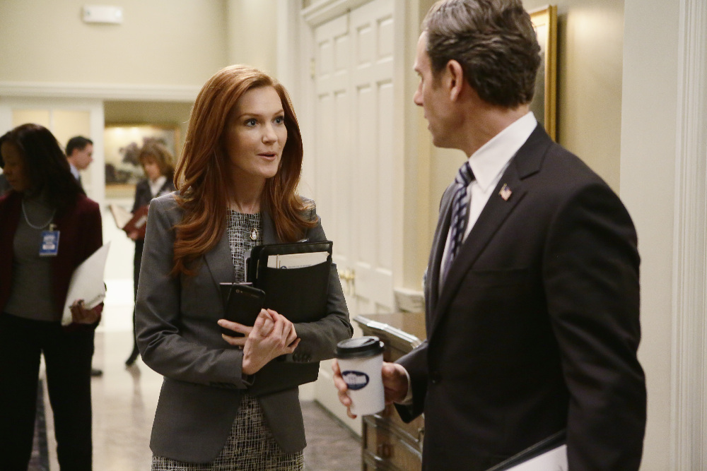 SCANDAL - "The Fish Rots From the Head" - Olivia and the team take on some embattled Secret Service agents. Meanwhile, Abby has her hands full trying to keep Fitz in line, and Jake begins to reveal a few secrets of his own, on an all-new "Scandal," THURSDAY MARCH 10 (9:00-10:00 p.m. EST) on the ABC Television Network. (ABC/Nicole Wilder) DARBY STANCHFIELD, TONY GOLDWYN Scandal Photo Preview: What’s Jake Hiding? - Part 2