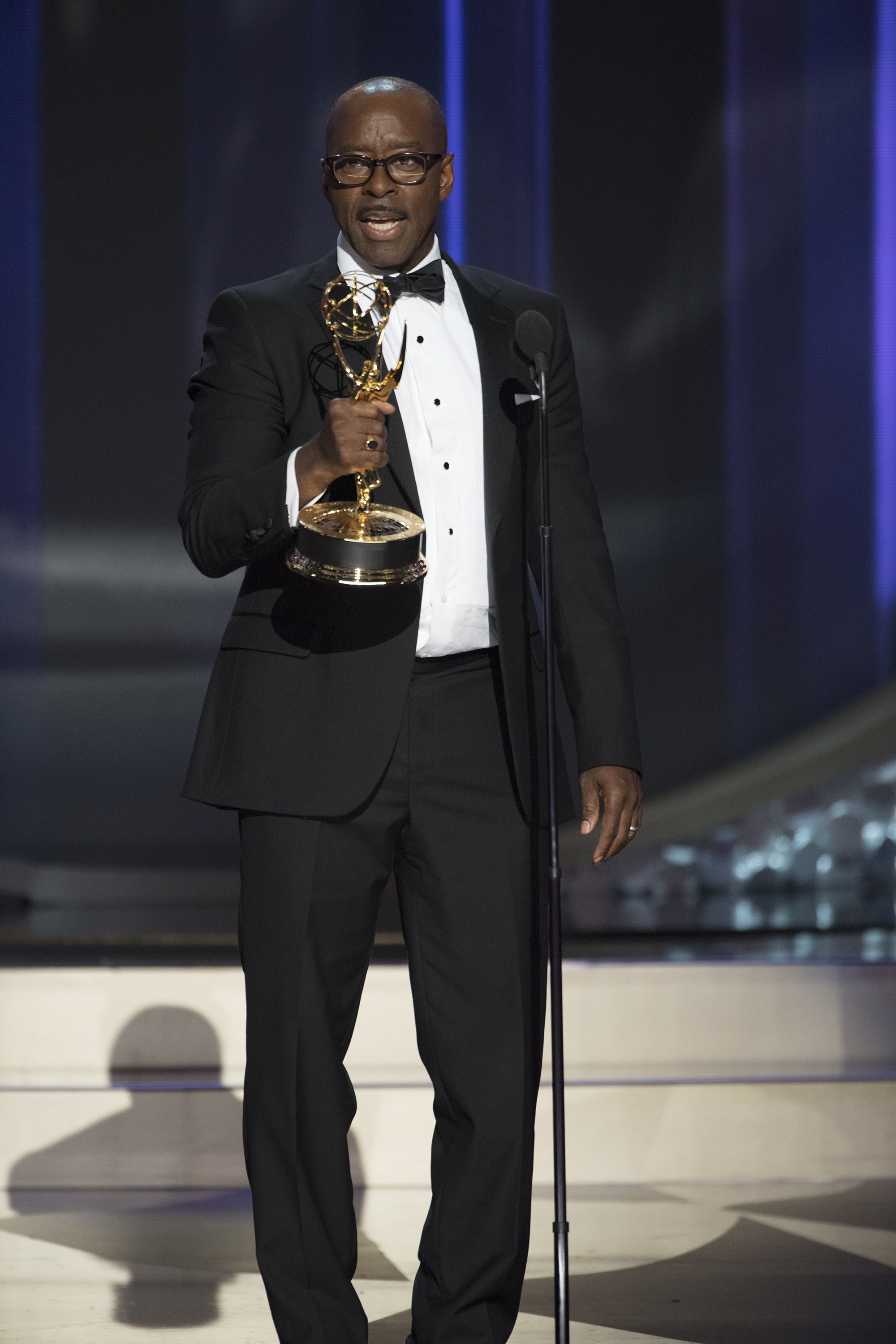 THE 68TH EMMY(r) AWARDS - “The 68th Emmy Awards” broadcasts live from The Microsoft Theater in Los Angeles, Sunday, September 18 (7:00-11:00 p.m. EDT/4:00-8:00 p.m. PDT), on ABC and is hosted by Jimmy Kimmel. (ABC/Image Group LA) COURTNEY B. VANCE Emmys 2016: The People v. O.J. Simpson, Veep, and Game of Thrones Take Home Big Wins - Part 3