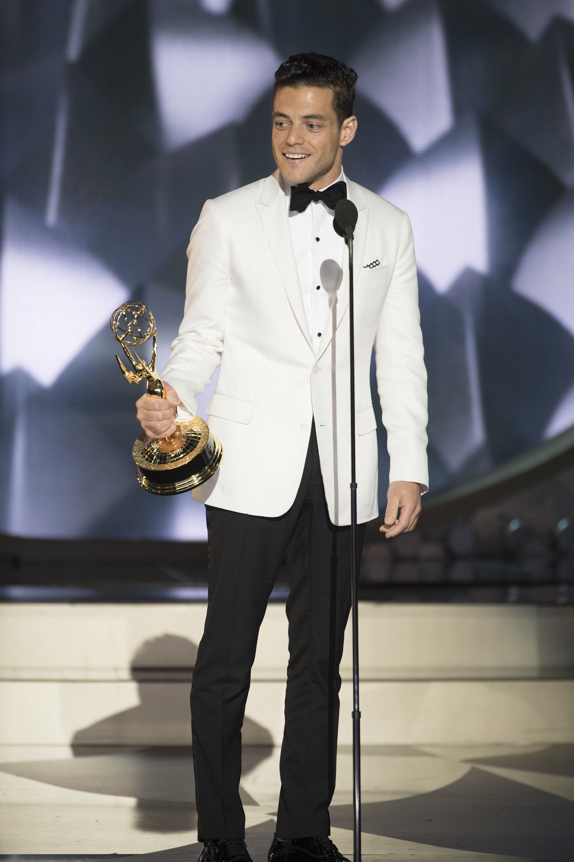 THE 68TH EMMY(r) AWARDS - “The 68th Emmy Awards” broadcasts live from The Microsoft Theater in Los Angeles, Sunday, September 18 (7:00-11:00 p.m. EDT/4:00-8:00 p.m. PDT), on ABC and is hosted by Jimmy Kimmel. (ABC/Image Group LA) RAMI MALEK Emmys 2016: The People v. O.J. Simpson, Veep, and Game of Thrones Take Home Big Wins - Part 2