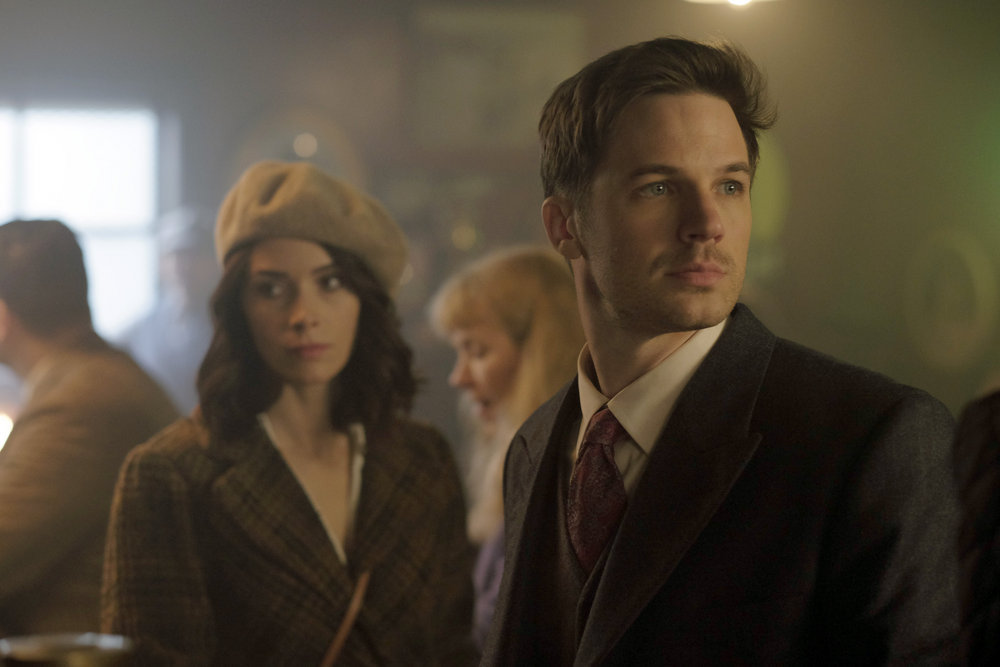TIMELESS -- "Pilot" -- Pictured: (l-r) Abigail Spencer as Lucy Preston, Matt Lanter as Wyatt Logan -- (Photo by: Joe Lederer/NBC) Timeless Series Premiere Photo Preview | Tell-Tale TV - Part 2