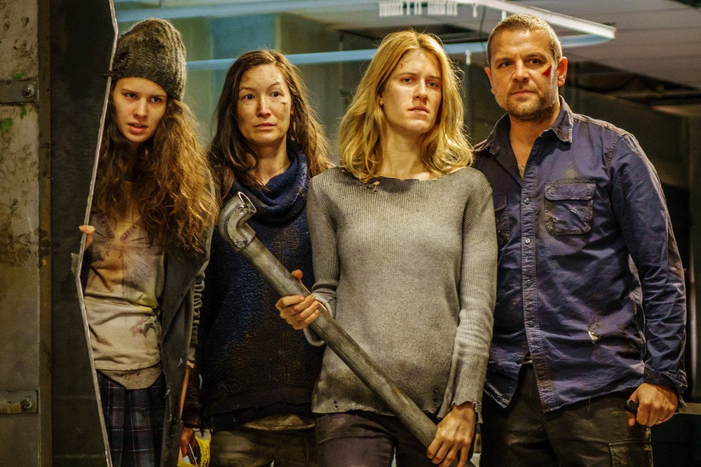 VAN HELSING -- "Help Me" Episode 101 -- Pictured: (l-r) Avery Konrad as Cynthia, Jennifer Spece as Karen, Alison Wandzura as Nicole, David Cubitt as John -- (Photo by: Dan Power/Helsing S1 Productions/Syfy) 18 New Fall TV Shows You’ll Definitely Want to Watch - Part 3