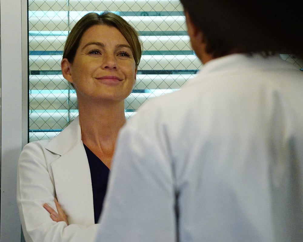 GREY Grey’s Anatomy Photo Preview: Caught in the Middle (Season 13 Episode 3) - Part 4'S ANATOMY - "I Ain't No Miracle Worker" - A car crash at a funeral brings a bickering family into the hospital. Back from New York, Arizona ends up caught between Alex and Andrew. While Ben takes on a new parenting role, Amelia helps Meredith and Maggie through a problem, on "Grey's Anatomy," THURSDAY, OCTOBER 6 (8:00-9:00 p.m. EDT), on the ABC Television Network. (ABC/Richard Cartwright) ELLEN POMPEO