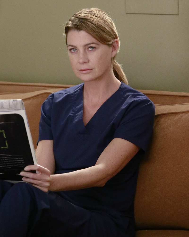GREY Grey’s Anatomy Photo Preview: It’s Complicated (Season 13 Episode 4) - Part 2'S ANATOMY - "Falling Slowly" - Alex tries to do the right thing but still cant catch a break. Jackson and April adjust to their "new normal" with the baby. While Meredith and Nathan establish what's going on between them, Amelia questions the state of her relationship with Owen, on "Grey's Anatomy," THURSDAY, OCTOBER 13 (8:00-9:00 p.m. EDT), on the ABC Television Network. (ABC/Mitch Haaseth) ELLEN POMPEO