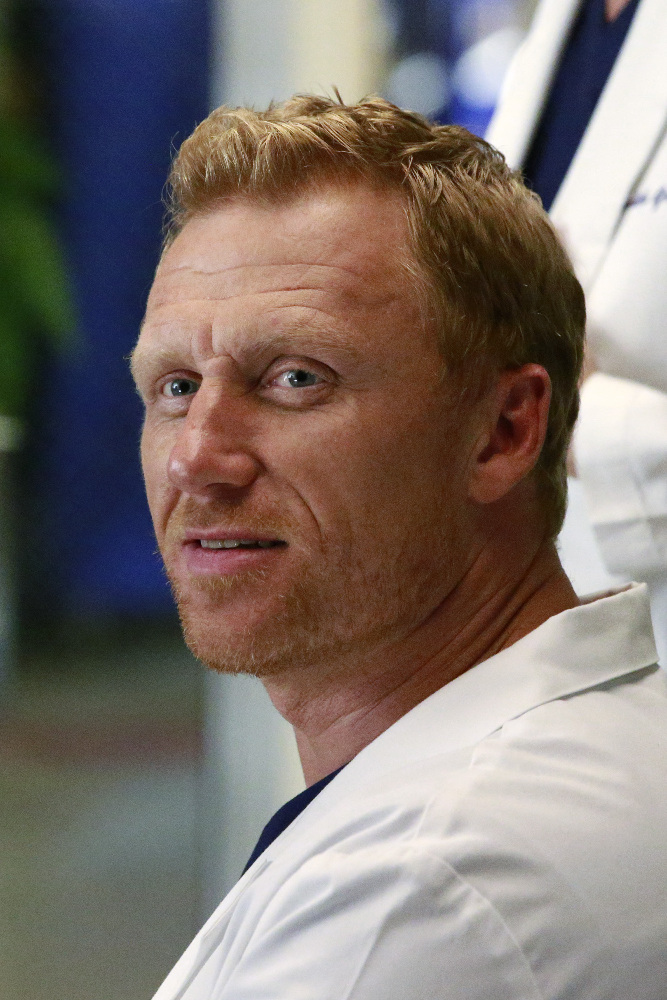 GREY Grey’s Anatomy Photo Preview: It’s Complicated (Season 13 Episode 4) - Part 3'S ANATOMY - "Falling Slowly" - Alex tries to do the right thing but still cant catch a break. Jackson and April adjust to their "new normal" with the baby. While Meredith and Nathan establish what's going on between them, Amelia questions the state of her relationship with Owen, on "Grey's Anatomy," THURSDAY, OCTOBER 13 (8:00-9:00 p.m. EDT), on the ABC Television Network. (ABC/Mitch Haaseth) KEVIN MCKIDD