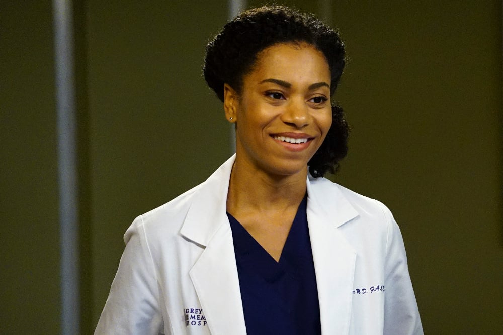 GREY Grey’s Anatomy Photo Preview: A Baby on the Way? (Season 13 Episode 5) - Part 2'S ANATOMY - "Both Sides Now" - Meredith and Bailey are at odds when both of their patients need a liver transplant, Owen seeks help from the other doctors when he is charged with babysitting baby Harriet for the day, and Amelia struggles with telling Owen some important news, on "Grey's Anatomy," THURSDAY, OCTOBER 20 (8:00-9:00 p.m. EDT), on the ABC Television Network. (ABC/Richard Cartwright)