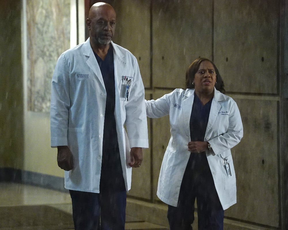 GREY Grey’s Anatomy Winter Finale Photo Preview: What’s the Verdict? - Part 2'S ANATOMY - "You Haven't Done Nothin'" - Believing he is going to jail tomorrow, Alex makes a big decision about his future. While the hospital is overrun with victims of a building collapse, Richard demands answers from Bailey about Eliza's presence at Grey Sloan, on the winter finale of "Grey's Anatomy," THURSDAY, NOVEMBER 17 (8:00-9:00 p.m. EST), on the ABC Television Network. (ABC/Richard Cartwright) JAMES PICKENS JR. JR., CHANDRA WILSON