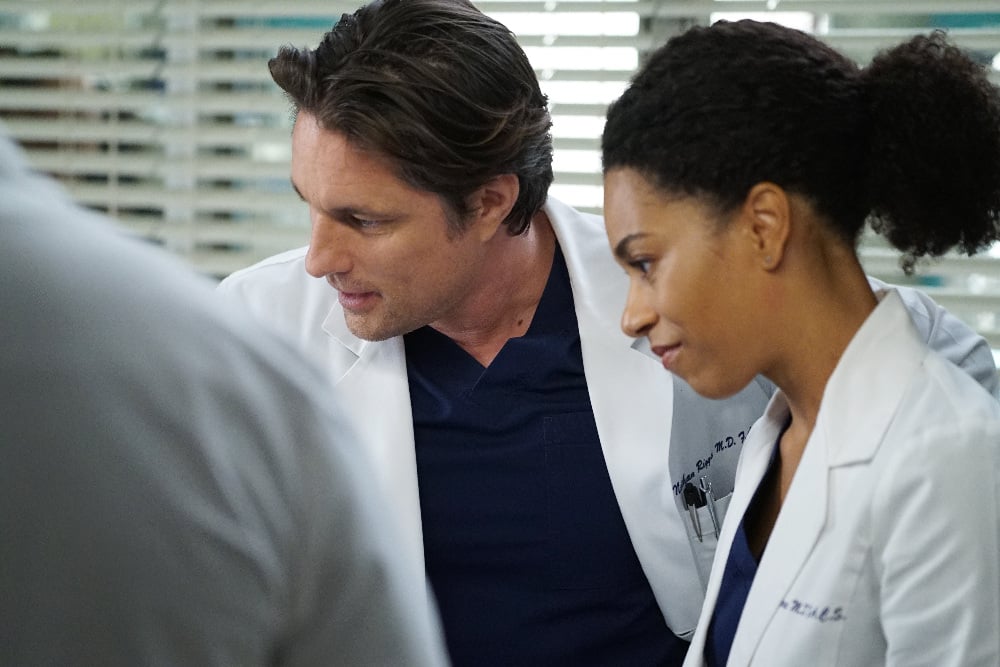 GREY'S ANATOMY - "Back Where You Belong" - Alex returns to the hospital and discovers a lot has changed since he left. Meanwhile, Jo has to make a difficult decision on a case, and Arizona tries to distance herself from Eliza, on "Grey's Anatomy," THURSDAY, FEBRUARY 23 (8:00-9:01 p.m. EST), on the ABC Television Network. (ABC/Eric McCandless) Grey’s Anatomy Photo Preview: Too Much Has Changed - Part 3
