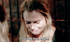 The 100 - Clarke Griffin talking to Abigail Griffin