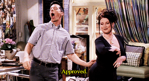 will and grace gif | Tell-Tale TV 12 Shows to Binge Before Their Fall Premieres - Part 2