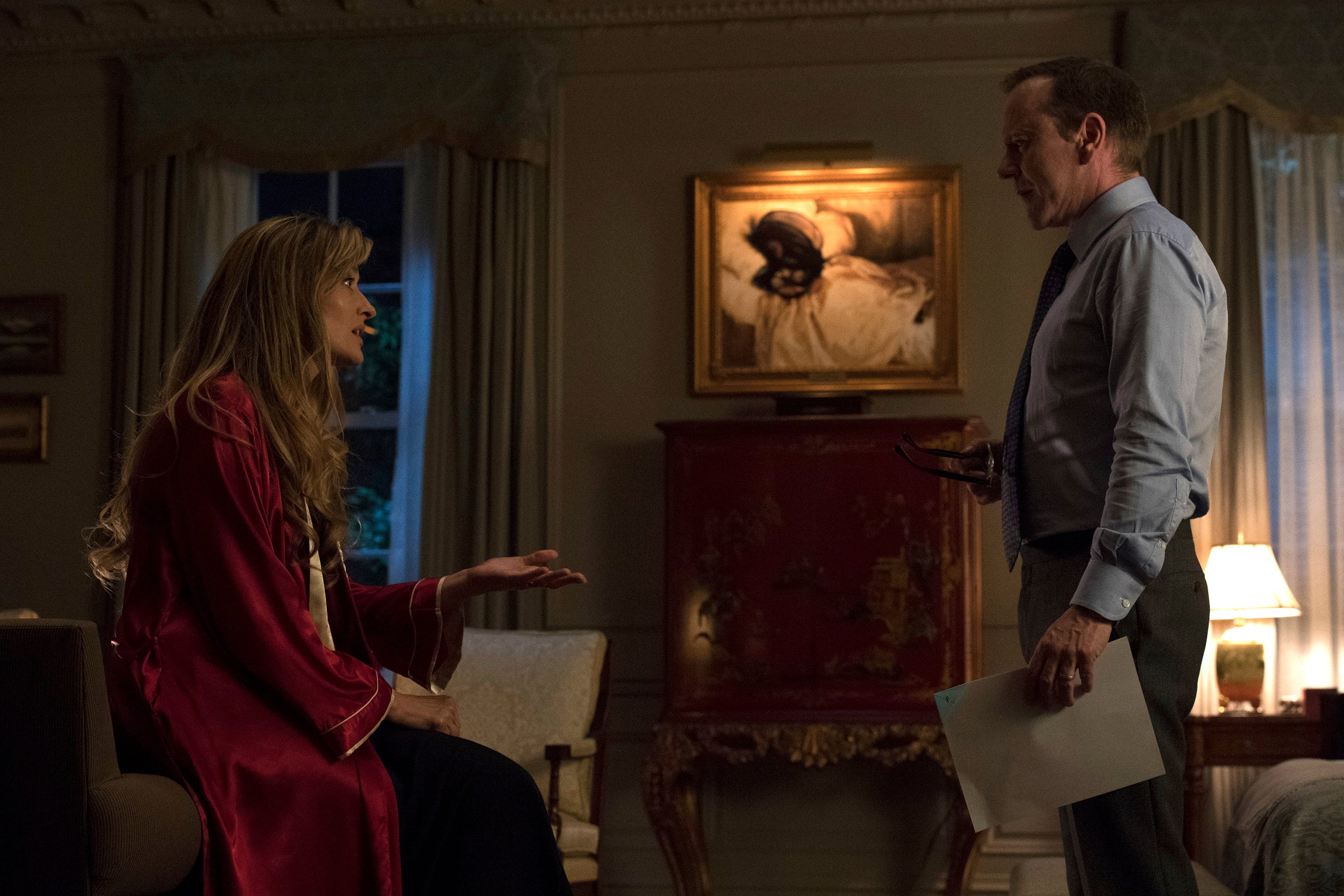 NATASCHA MCELHONE, KIEFER SUTHERLAND Preview — Designated Survivor Season 2 Episode 7: Family Ties - Part 2