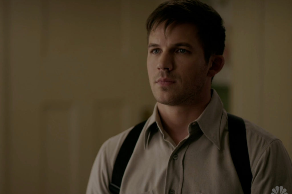 Wyatt in NBCs Timeless Season 1 Party at Castle Varlar 22 Most Memorable Costumes From Timeless Season 1