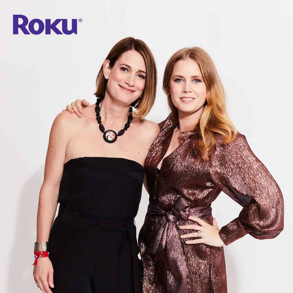 Gillian Flynn and Amy Adams Photos: ATX Television Festival Portraits from Roku Portrait Studio - Part 2 Gillian Flynn and Amy Adams (photo credit: Matt Sayles / Roku Portrait Studio)