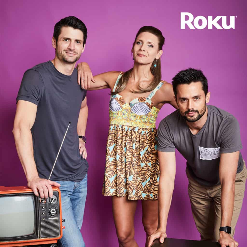 James Lafferty, Michelle Lang, Stephen Colletti Photos: ATX Television Festival Portraits from Roku Portrait Studio - Part 2 James Lafferty, Michelle Lang, Stephen Colletti (photo credit: Matt Sayles / Roku Portrait Studio)