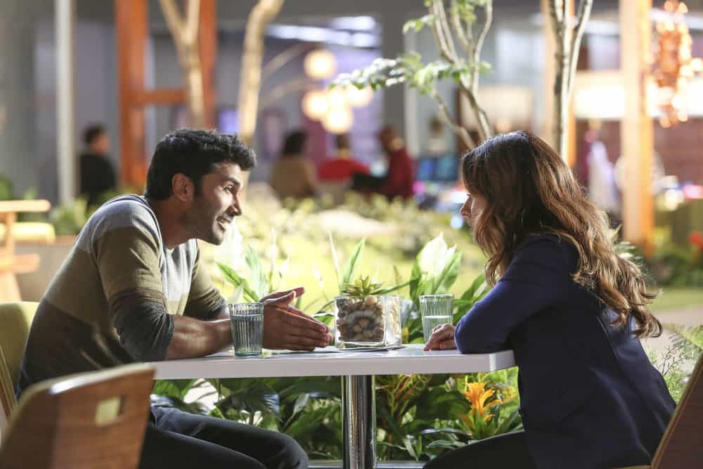Reverie - Season 1 Episode 4 Preview — Reverie Season 1 Episode 5: Altum Somnum - Part 2 REVERIE -- "Altum Somnum" Episode 104 -- Pictured: (l-r) Sendhil Ramamurthy as Paul Hammond, Sarah Shahi as Mara Kint -- (Photo by: Vivian Zink/NBC)