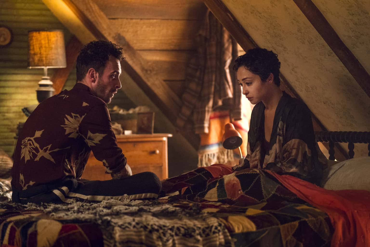 Joseph Gilgun as Cassidy, Ruth Negga as Tulip O Preview — Preacher Season 3 Episode 2: Sonsabitches - Part 2 Joseph Gilgun as Cassidy, Ruth Negga as Tulip O'Hare - Preacher _ Season 3, Episode 2 - Photo Credit: Alfonso Bresciani/AMC/Sony Pictures Television'Hare - Preacher _ Season 3, Episode 2