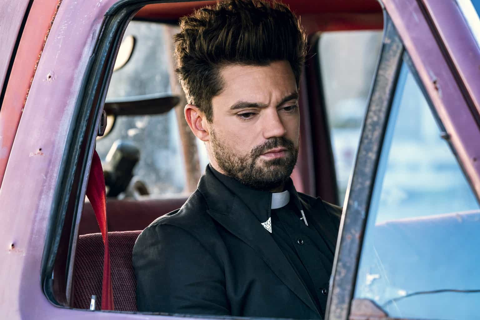 Preacher - Season 3, Episode 3 "Gonna Hurt" Preview — Preacher Season 3 Episode 3: Gonna Hurt - Part 2 Dominic Cooper as Jesse Custer - Preacher _ Season 3, Episode 3 - Photo Credit: Alfonso Bresciani/AMC/Sony Pictures Television