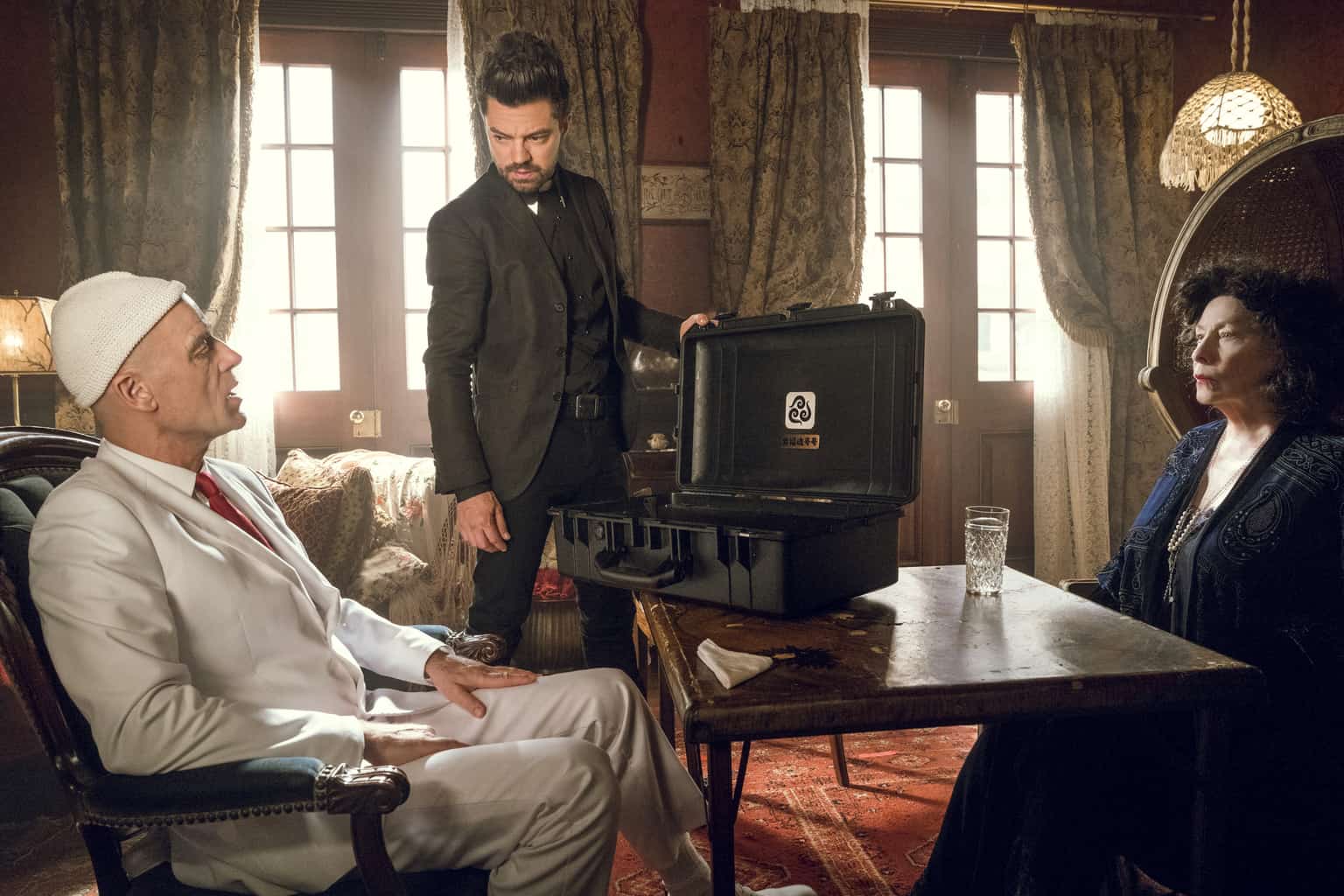 Preacher Season 3 Episode 7 "Hitler" Preview — Preacher Season 3 Episode 7: Hitler - Part 2 Preacher Season 3 Episode 7 - Pip Torrens as Herr Starr, Dominic Cooper as Jesse Custer, Betty Buckley as Gran’Ma