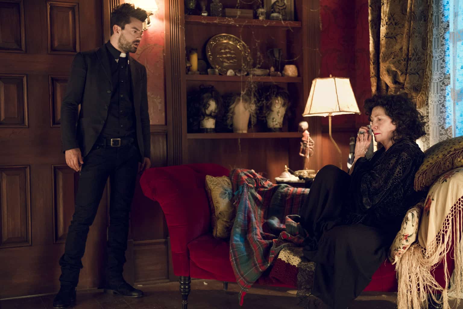 Preacher Season 3 Episode 7 "Hitler" Preview — Preacher Season 3 Episode 7: Hitler - Part 3 Preacher Season 3 Episode 7 - Dominic Cooper as Jesse Custer, Betty Buckley as Gran’Ma 