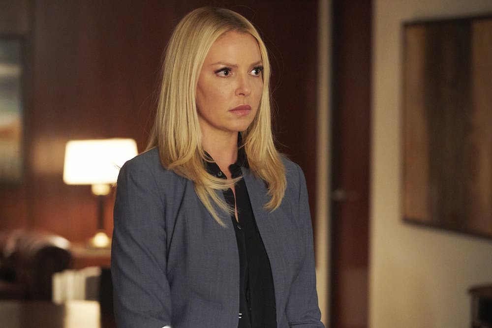 Suits Season 8 Episode 10 - Katherine Heigl as Samantha Wheeler Preview — Suits Season 8 Episode 10: Managing Partner - Part 2 Suits Season 8 Episode 10 - Katherine Heigl as Samantha Wheeler