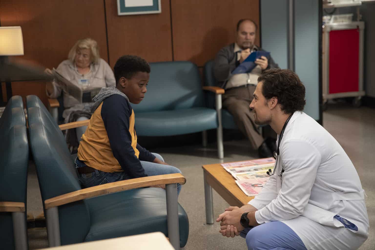 AMARI AND AMIR O’NEIL, GIACOMO GIANNIOTTI Preview — Grey’s Anatomy Season 15 Episode 4: Momma Knows Best Grey's Anatomy Season 15 Episode 4 Momma Knows Best