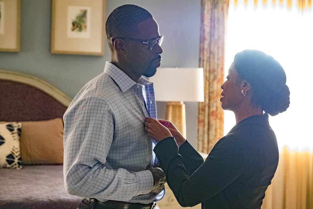 This Is Us Season 3 Episode 5 - Sterling K. Brown as Randall Pearson, Susan Kelechi Watson, as Beth Pearson Preview — This Is Us Season 3 Episode 5: Toby - Part 2 This Is Us Season 3 Episode 5 -  Sterling K. Brown as Randall Pearson, Susan Kelechi Watson, as Beth Pearson