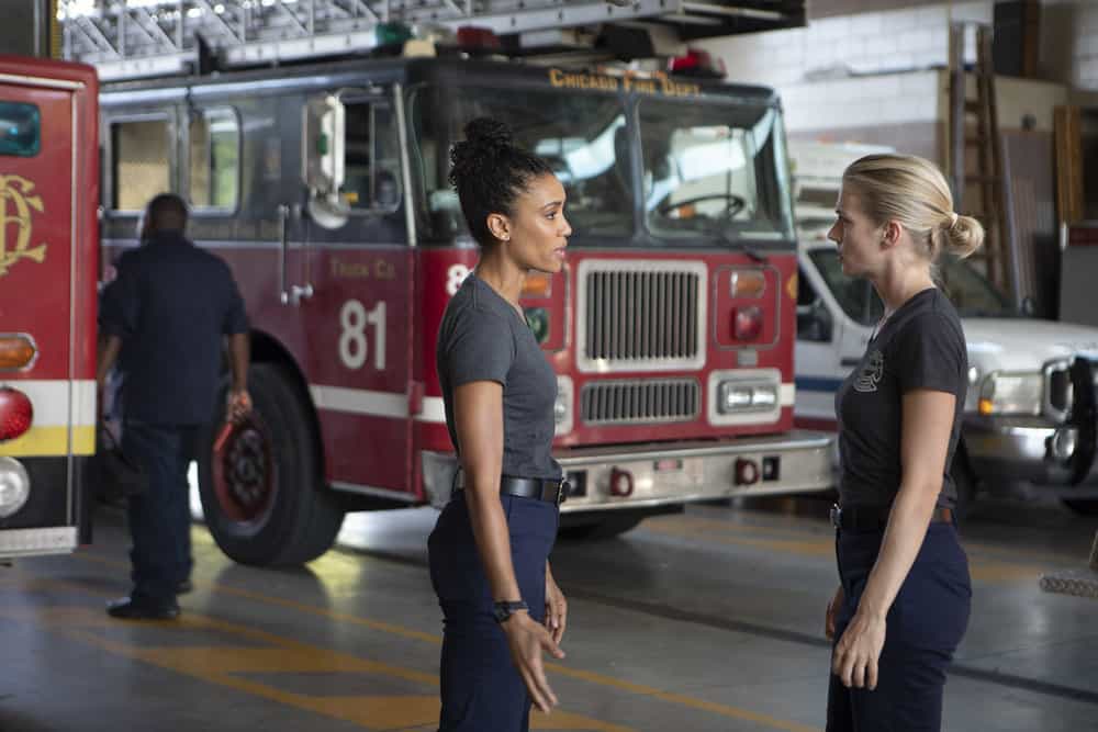 Chicago Fire – Season 7 Preview — Chicago Fire Season 7 Episode 4: This Isn’t Charity - Part 2 Chicago Fire Season 7 Episode 4 - Annie Ilonzeh as Emily Foster, Kara Killmer as Sylvie Brett