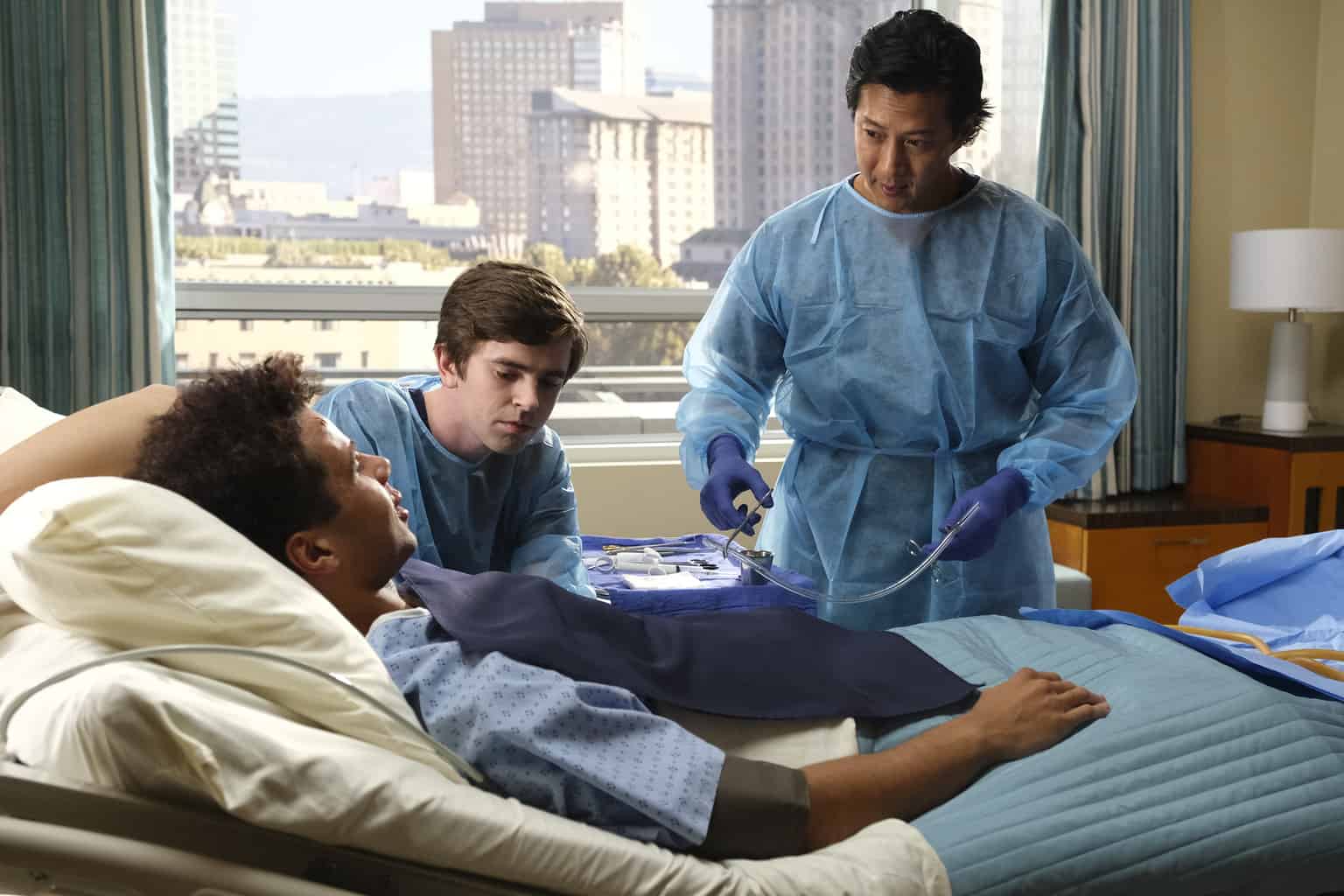 MASON GOODING, FREDDIE HIGHMORE, WILL YUN LEE Preview — The Good Doctor Season 2 Episode 9: Empathy - Part 3 The Good Doctor Season 2 Episode 9 "Empathy"
