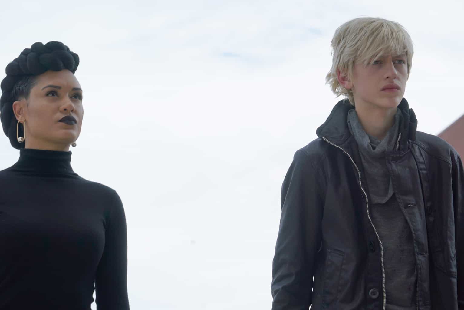 The Gifted Season 2 Episode 9 - Grace Byers as Reeva Payge and Percy Hynes White as Andy Strucker The Gifted Review: gaMe changer (Season 2 Episode 9) The Gifted Season 2 Episode 9 - Grace Byers as Reeva Payge and Percy Hynes White as Andy Strucker