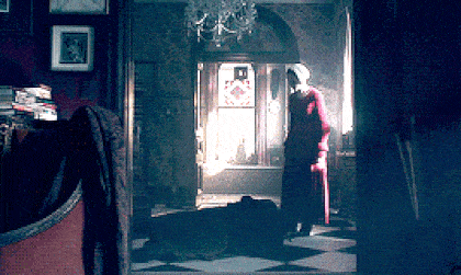 The Handmaid's Tale Aunt Lydia Stabbed