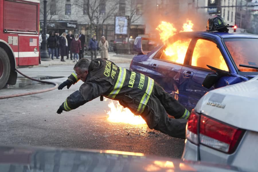 Chicago Fire Season 7 Episode 13 Preview — Chicago Fire Season 7 Episode 13: The Plunge - Part 2 Chicago Fire Season 7 Episode 13 - David Eigenberg as Christopher Herrmann