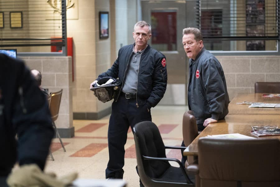 Chicago Fire Season 7 Episode 14 - David Eigenberg as Christopher Herrmann, Christian Stolte as Randy "Mouch" McHolland Preview — Chicago Fire Season 7 Episode 14: It Wasn’t About Hockey Chicago Fire Season 7 Episode 14 - David Eigenberg as Christopher Herrmann, Christian Stolte as Randy "Mouch" McHolland