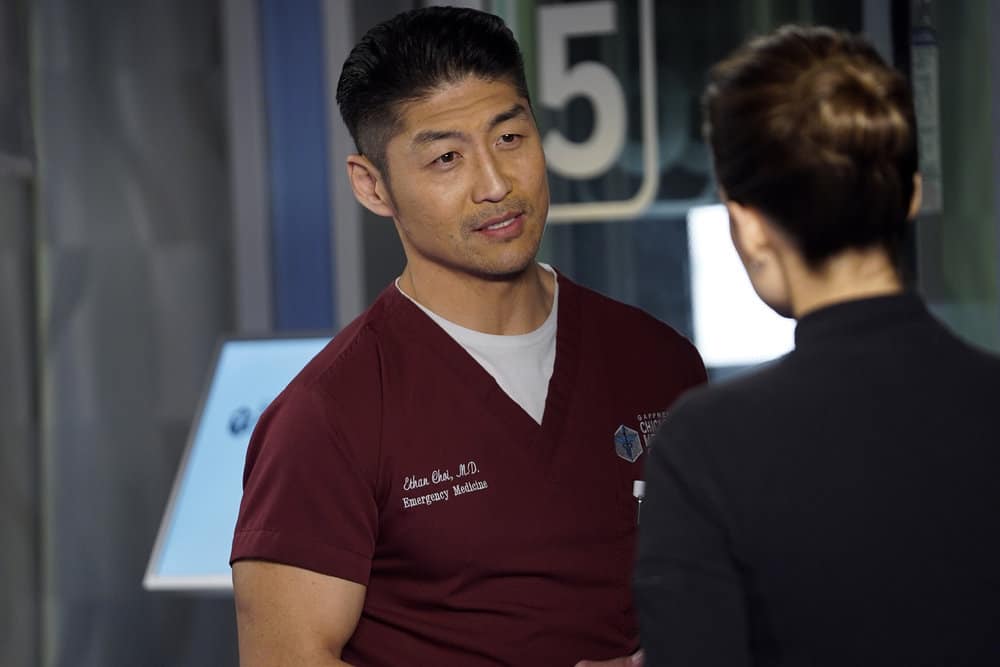 Chicago Med Season 4 Episode 18 - Brian Tee as Dr. Ethan Choi Chicago Med Review: Tell Me The Truth (Season 4 Episode 18) Chicago Med Season 4 Episode 18 - Brian Tee as Dr. Ethan Choi