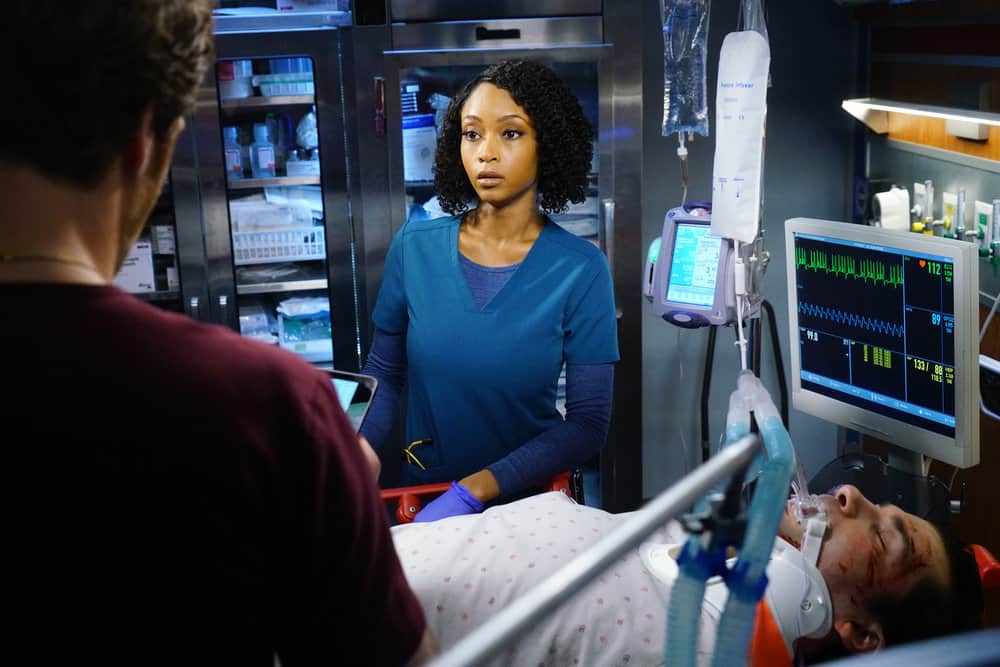 Chicago Med Season 4 Episode 18 - Yaya DaCosta as April Sexton Chicago Med Review: Tell Me The Truth (Season 4 Episode 18) Chicago Med Season 4 Episode 18 - Yaya DaCosta as April Sexton
