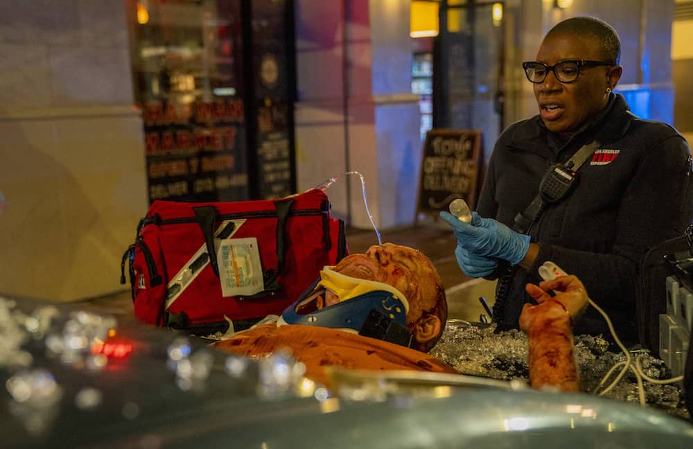 9-1-1 Season 2 Episode 17 - Louis Lombardi and Aisha Hinds as Henrietta  Preview — 9-1-1 Season 2 Episode 17: Careful What You Wish For - Part 2 9-1-1 Season 2 Episode 17 - Louis Lombardi and Aisha Hinds as Henrietta 'Hen' Wilson'Hen' Wilson