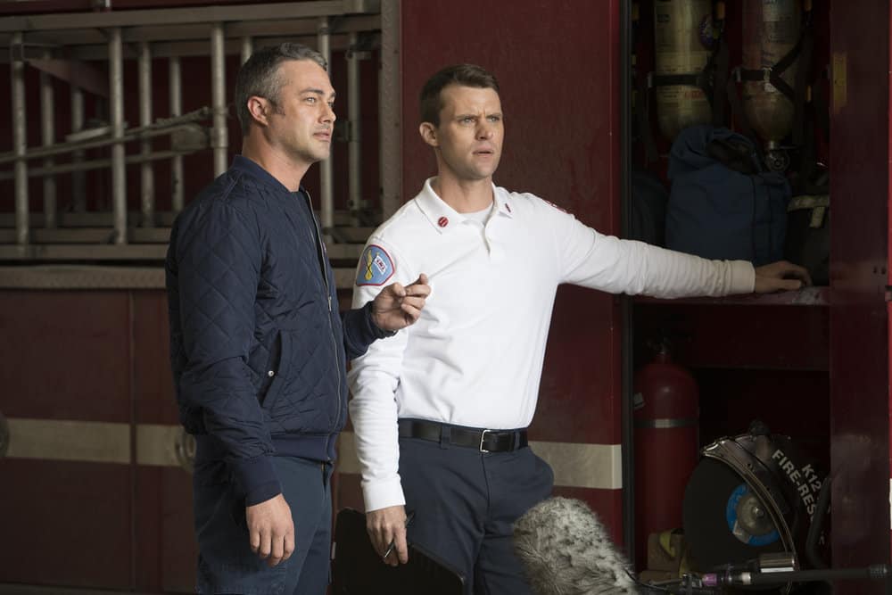 Chicago Fire Season 7 Episode 22 - Taylor Kinney as Lt. Kelly Severide, Jesse Spencer as Matthew Casey Preview — Chicago Fire Season 7 Episode 22: I’m Not Leaving You - Part 2 Chicago Fire Season 7 Episode 22 - Taylor Kinney as Lt. Kelly Severide, Jesse Spencer as Matthew Casey