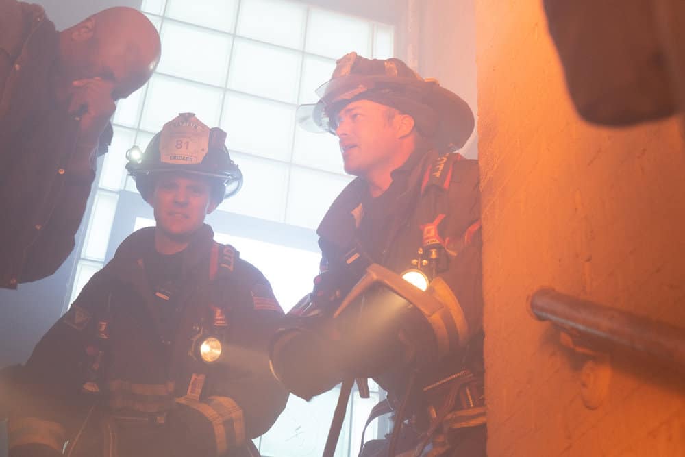 Chicago Fire Season 7 Episode 22 - Jesse Spencer as Matthew Casey, Taylor Kinney as Lt. Kelly Severide Preview — Chicago Fire Season 7 Episode 22: I’m Not Leaving You - Part 2 Chicago Fire Season 7 Episode 22 - Jesse Spencer as Matthew Casey, Taylor Kinney as Lt. Kelly Severide