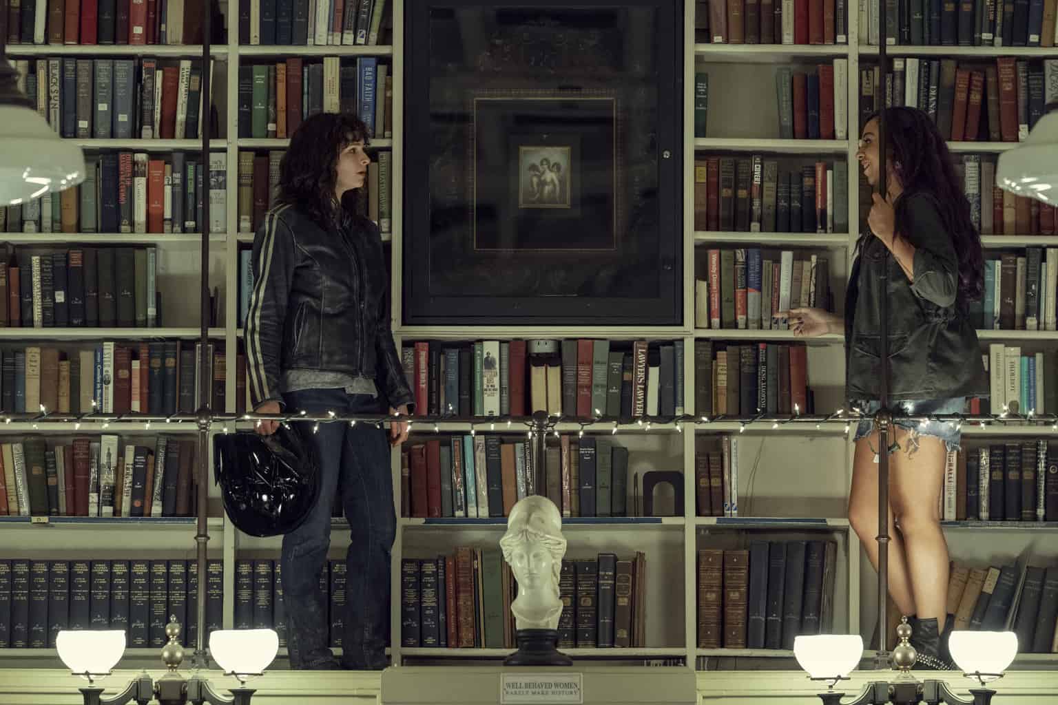 NOS4A2 Season 1, Episode 2 - Ashleigh Cummings as Vic McQueen, JJ Smith as Maggie Leigh | Tell-Tale TV NOS4A2 Season 1, Episode 2 - Ashleigh Cummings as Vic McQueen, JJ Smith as Maggie Leigh NOS4A2 Review: The Graveyard of What Might Be (Season 1 Episode 2) NOS4A2 Season 1, Episode 2 - Ashleigh Cummings as Vic McQueen, JJ Smith as Maggie Leigh